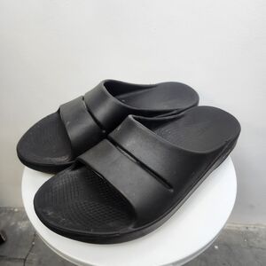 Oofos Ooah Slides Black Mens Size 10, Women's 13